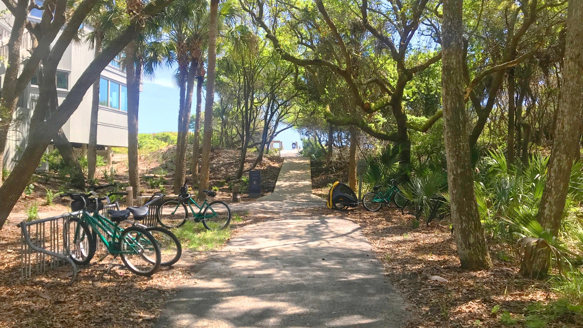 Bike Area near Kiawah Island Boardwalk