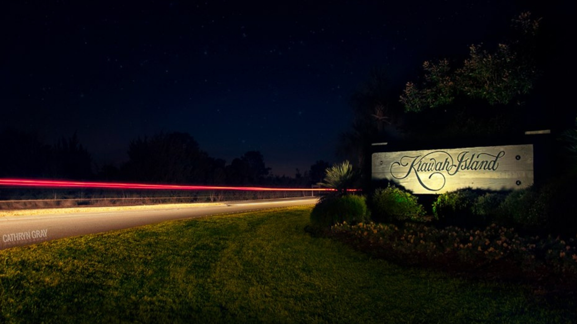 Kiawah Island Nightlife Sign