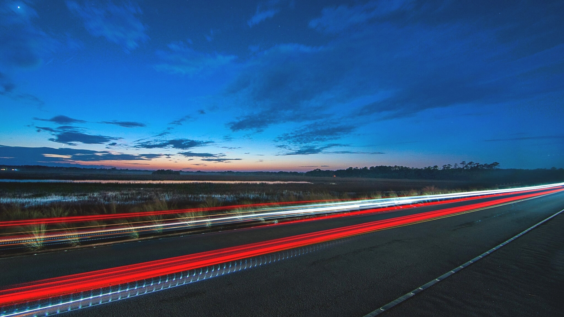 Kiawah Island Parkway at Night