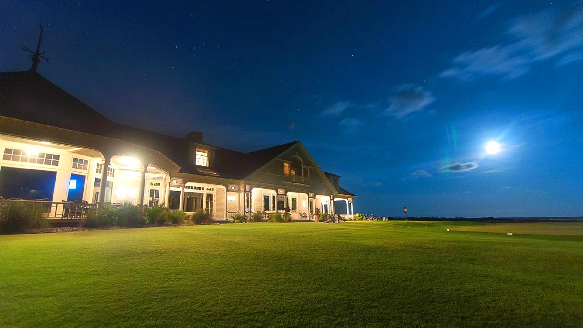 Kiawah Island at Night - Ocean Course Clubhouse