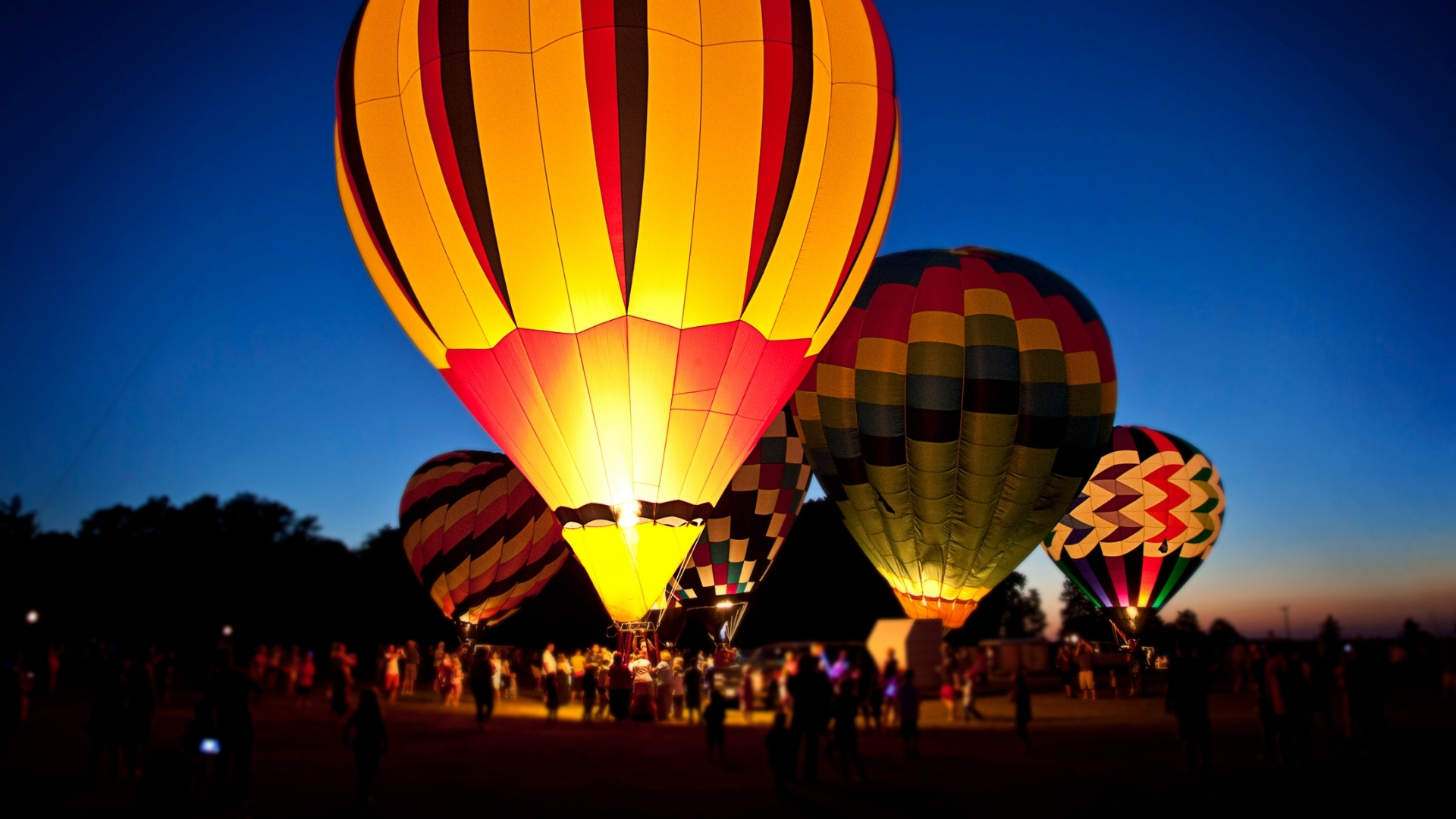 Charleston Hot Air Balloon Festival - Night Glow