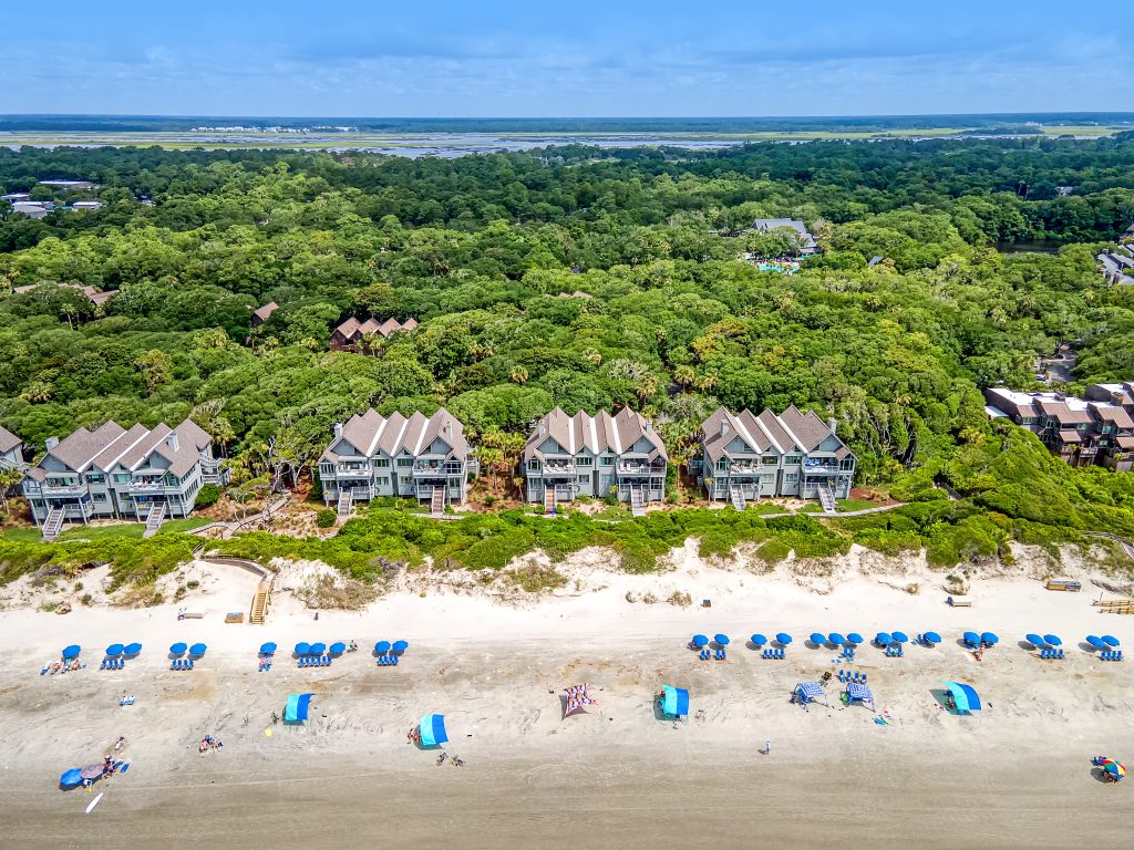 Kiawah Island Aerial from Beach